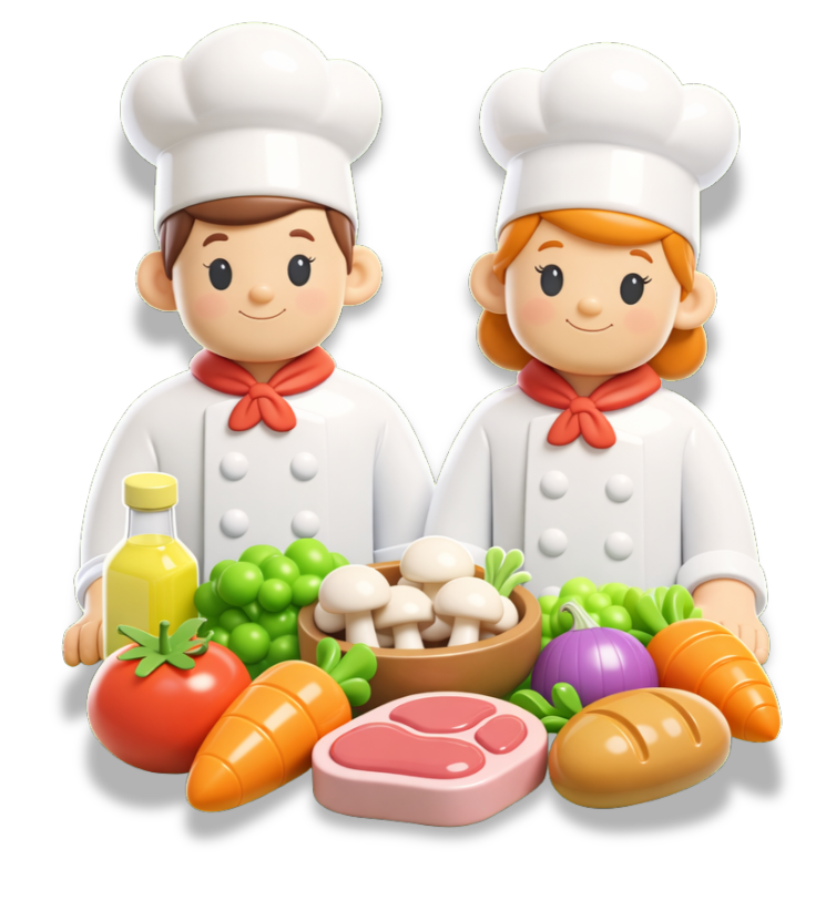 Olla con ingredientes cayendo - Gastrologic